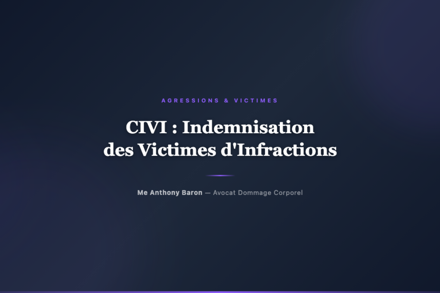 CIVI : Guide Complet pour l'Indemnisation des Victimes d'Infractions - Avocat dommage corporel Toulouse