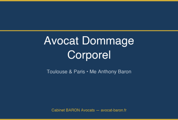 Cabinet Baron Avocats, avocat dommage corporel à Toulouse