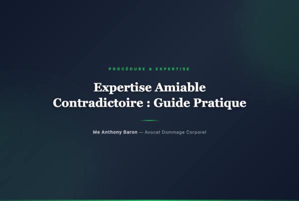 Expertise Amiable Contradictoire : Preparation et Conseils d'Avocat - Avocat dommage corporel Toulouse
